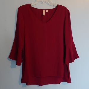 Magenta blouse
